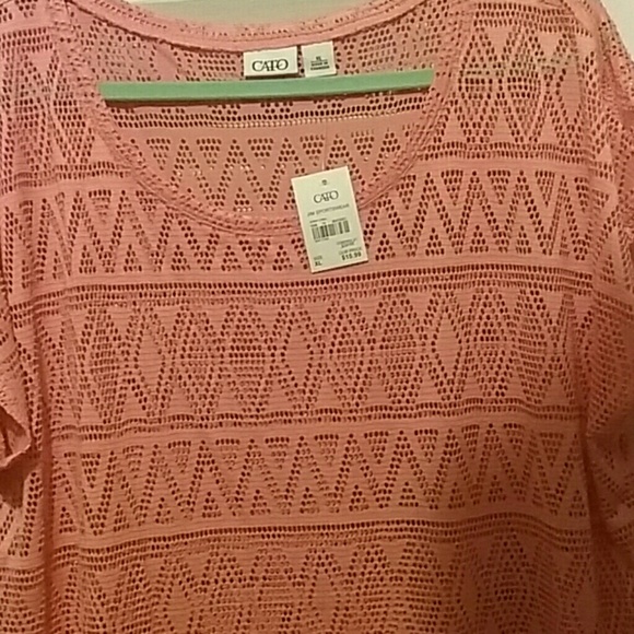 CATO Mesh Short-sleeved Shirt - Picture 2 of 4